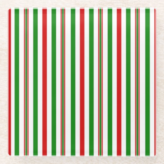 Weihnachtsdekor Glasuntersetzer (Vorderseite)