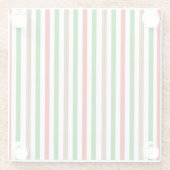 Weihnachtsdekor Glasuntersetzer (Rückseite)