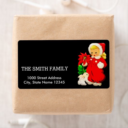 Weihnachtsdekor mit schwarzem Hintergrund (Insitu)