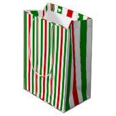 Weihnachtsdekor Mittlere Geschenktüte (Rückseite Schrägansicht)