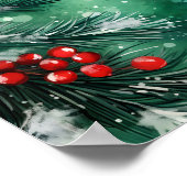 Weihnachtsdekor Poster (Ecke)