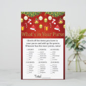 Weihnachtsdekor Was ist in deinem Handtaschenspiel (Stehend Vorderseite)