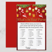 Weihnachtsdekor Was ist in deinem Handtaschenspiel (Vorne/Hinten)