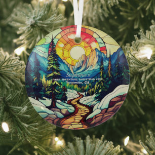 Weihnachtsdekor Yosemite California Erlebniswander Ornament Aus Glas