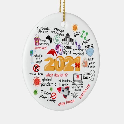 Weihnachtsdekoration 2021 keramik ornament (Rechts)