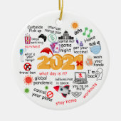 Weihnachtsdekoration 2021 keramik ornament (Vorne)