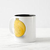 Weihnachtsdekoration 2 zweifarbige tasse (Vorderseite Links)