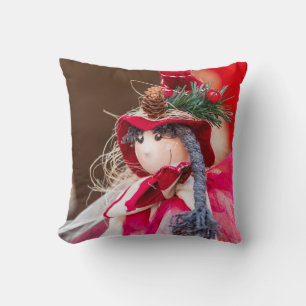 Weihnachtsdekoration aus Siebenbürgen, Rumänien Kissen