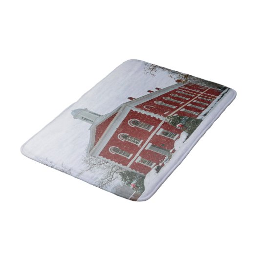 Weihnachtsdekoration Badematte (Schrägansicht)