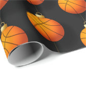 Weihnachtsdekoration Basketball Sport Geschenkpapier (Rolleneckpunkt)
