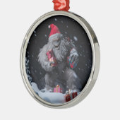 Weihnachtsdekoration Bigfoot Ornament Aus Metall (Links)