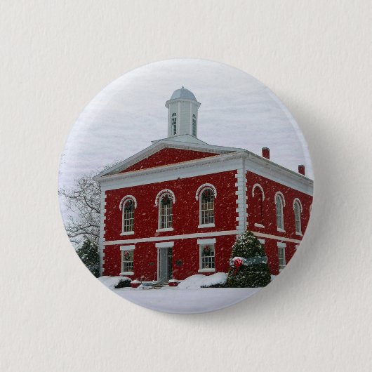 Weihnachtsdekoration Button (Vorderseite)