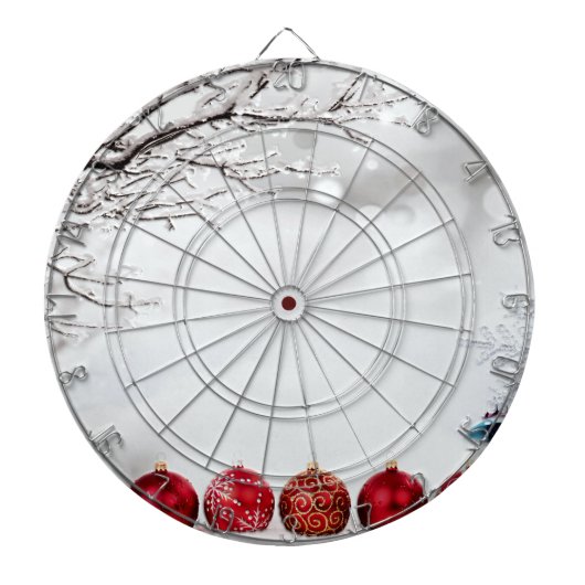 Weihnachtsdekoration Dartscheibe (vorne)