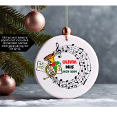 Weihnachtsdekoration der Marching Band Keramik Ornament