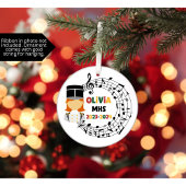 Weihnachtsdekoration der Marching Band Keramik Ornament