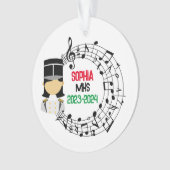 Weihnachtsdekoration der Marching Band Ornament (Vorderseite)