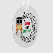 Weihnachtsdekoration der Marching Band Ornament (Vorderseite)
