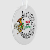 Weihnachtsdekoration der Marching Band Ornament (Vorderseite)