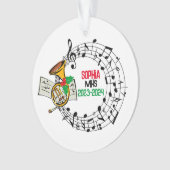 Weihnachtsdekoration der Marching Band Ornament (Vorderseite)