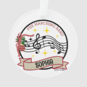 Weihnachtsdekoration der Marching Band Ornament (Vorderseite)