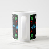 Weihnachtsdekoration der Polizei Jumbo-Tasse (Rückseite)