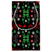 Weihnachtsdekoration der Polizei Kleine Geschenktüte (Rückseite)