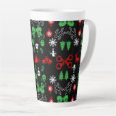 Weihnachtsdekoration der Polizei Milchtasse (Rechte Ecke)