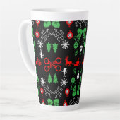 Weihnachtsdekoration der Polizei Milchtasse (Linke Ecke)