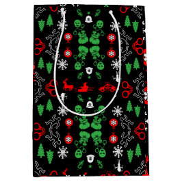 Weihnachtsdekoration der Polizei Mittlere Geschenktüte