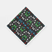 Weihnachtsdekoration der Polizei Serviette (Ecke)