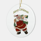 Weihnachtsdekoration der Streitkräfte Delta Force Keramikornament (Links)