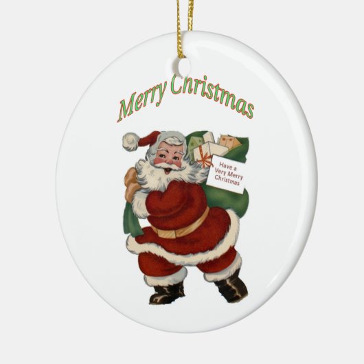 Weihnachtsdekoration der Streitkräfte Delta Force Keramikornament (Links)