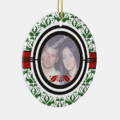 Weihnachtsdekoration des Ehepaares Keramikornament (Rechts)