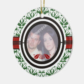 Weihnachtsdekoration des Ehepaares Keramikornament (Links)