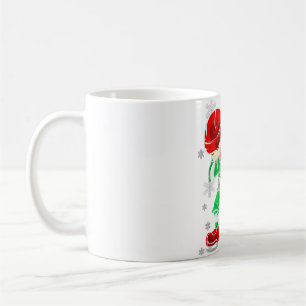 Weihnachtsdekoration des Eishockeyschlägers Xmas Kaffeetasse