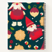 Weihnachtsdekoration des Weihnachtsmannes Wassermu Notizblock (Rückseite)