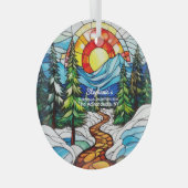 Weihnachtsdekoration Die Adirondacks NY Adventure Ornament Aus Glas (Vorderseite Rechts)