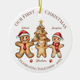 Weihnachtsdekoration - Erstes Weihnachten mit unse Keramik Ornament