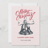 Weihnachtsdekoration Feiertagskarte (Vorderseite)