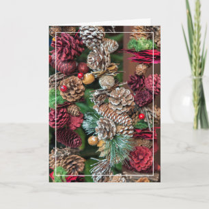 Weihnachtsdekoration Feiertagskarte