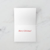 Weihnachtsdekoration Feiertagskarte (Innenseite)