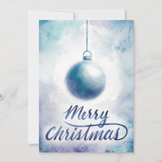 Weihnachtsdekoration Feiertagskarte (Vorderseite)