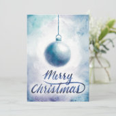 Weihnachtsdekoration Feiertagskarte (Stehend Vorderseite)