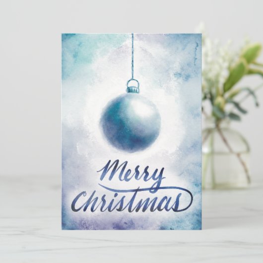 Weihnachtsdekoration Feiertagskarte (Stehend Vorderseite)