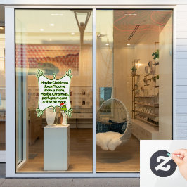 Weihnachtsdekoration Fensteraufkleber