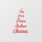 Weihnachtsdekoration Fensteraufkleber (Blatt)