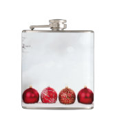 Weihnachtsdekoration Flachmann (Vorderseite)