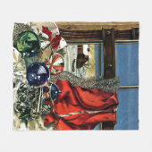 Weihnachtsdekoration Fleecedecke (Vorderseite (Horizontal))