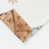 Weihnachtsdekoration Fleecedecke (Ecke)