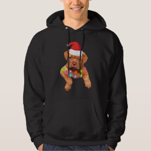 Weihnachtsdekoration für Hundefreunde Hoodie